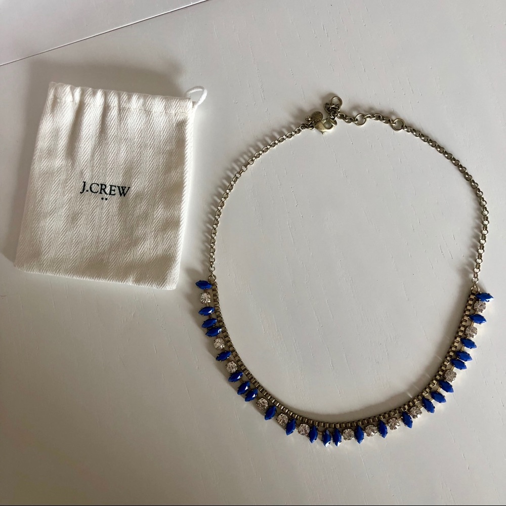JCrew Indigo Statement Necklace
